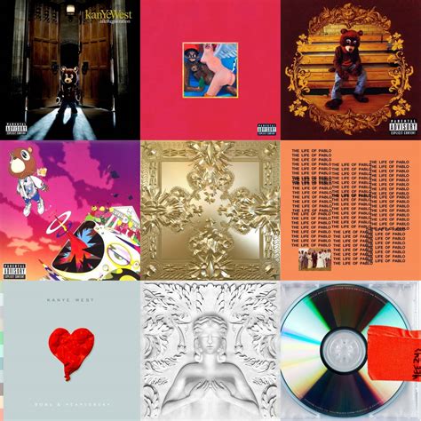 kanye west all albums in order.